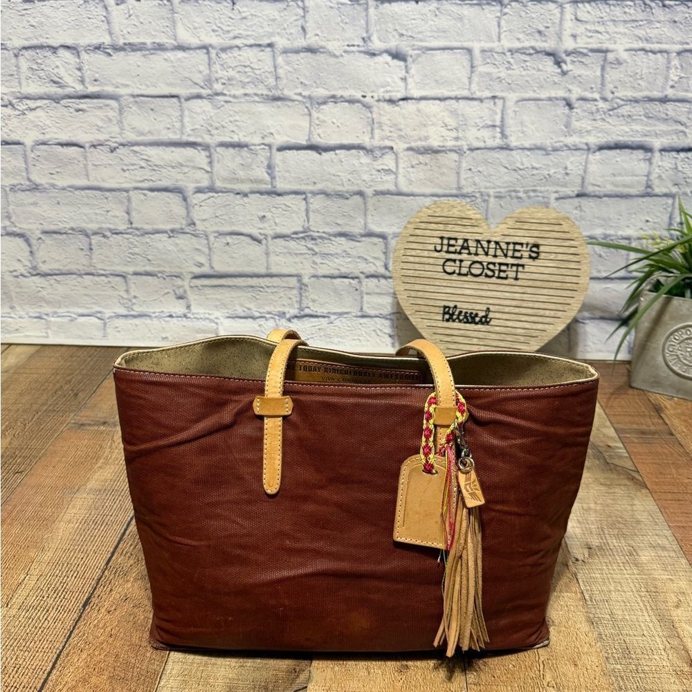 Consuela Flynn East west Canvas Tote Bag - Picture 6 of 16